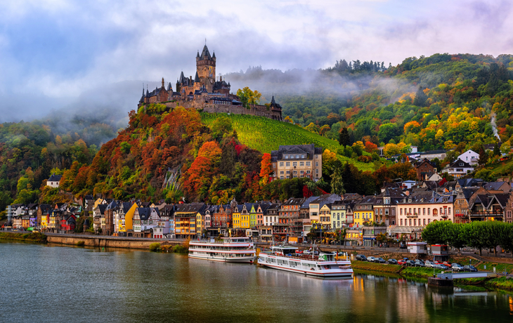 herbstliches Cochem an der Mosel