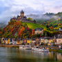 herbstliches Cochem an der Mosel