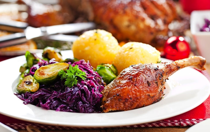 Weihnachts Ente mit Kndel 