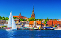 Glücksburg mit Schiff