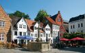 Glücksburg mit Schiff