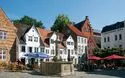 Glücksburg mit Schiff