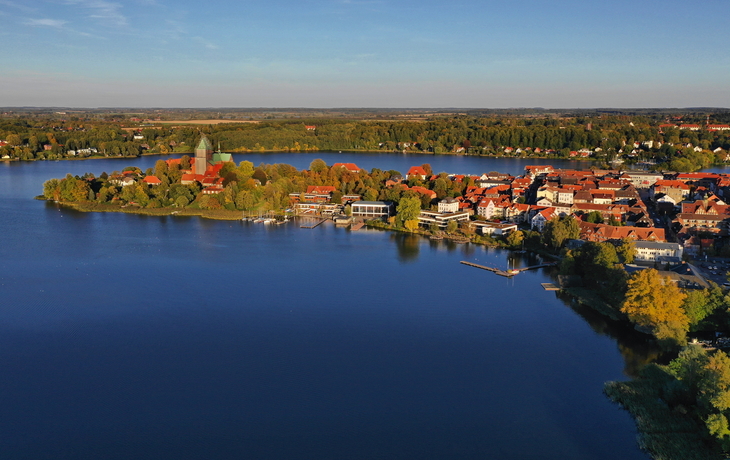 Ratzeburg in Schleswig-Holstein aus der Luft, Deutschland