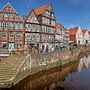 Stade - Alter Hafen im Sonnenschein