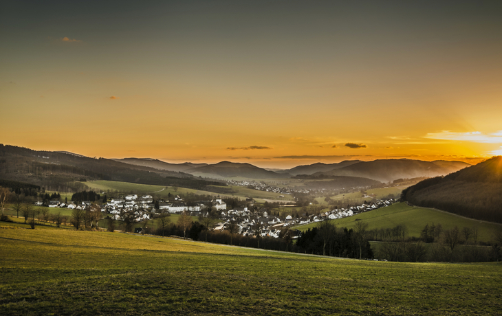 Sauerland Abenddämmerung