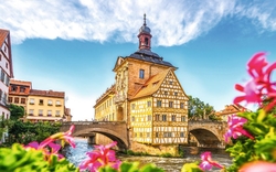 Brückenrathaus in Bamberg, Deutschland
