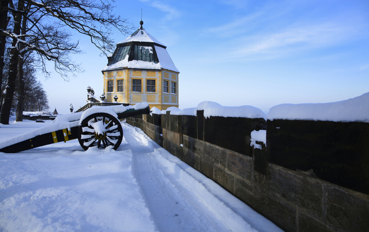 Festung Königstein im Winter