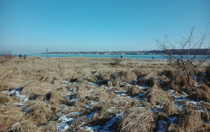 Ostseebad Laboe im Winter