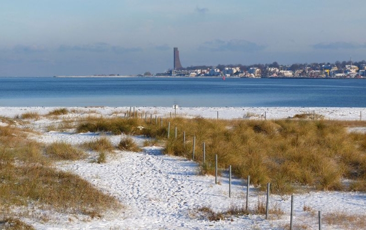 Ostseebad Laboe im Winter