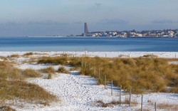 Ostseebad Laboe im Winter