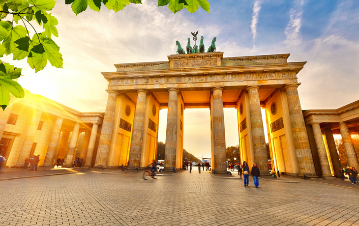 Brandenburger Tor am Pariser Platz in Berlin, Deutschland