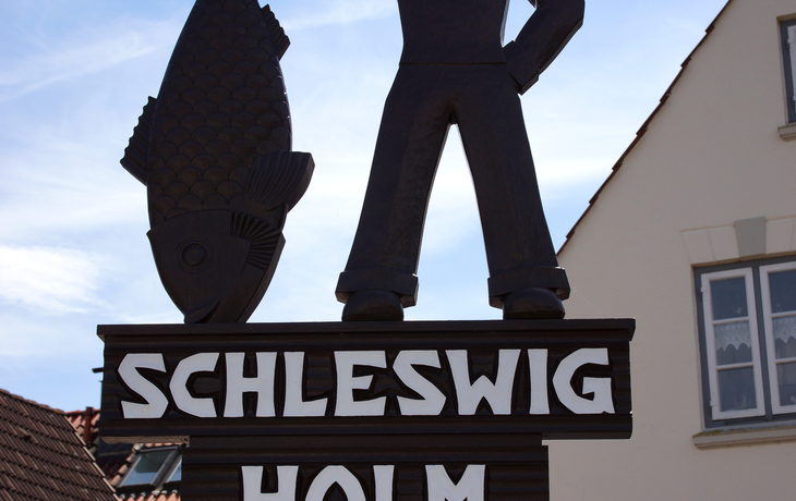 Impressionen aus der Fischersiedlung Schleswig-Holm in Schleswig-Holstein