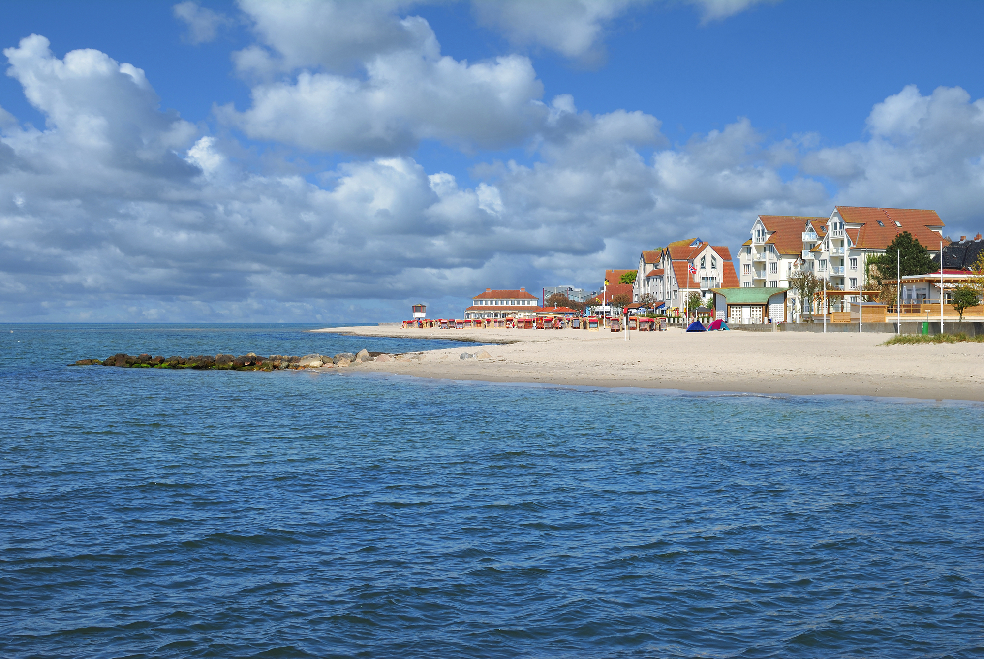 Seepromenade im Ostseebad Laboe