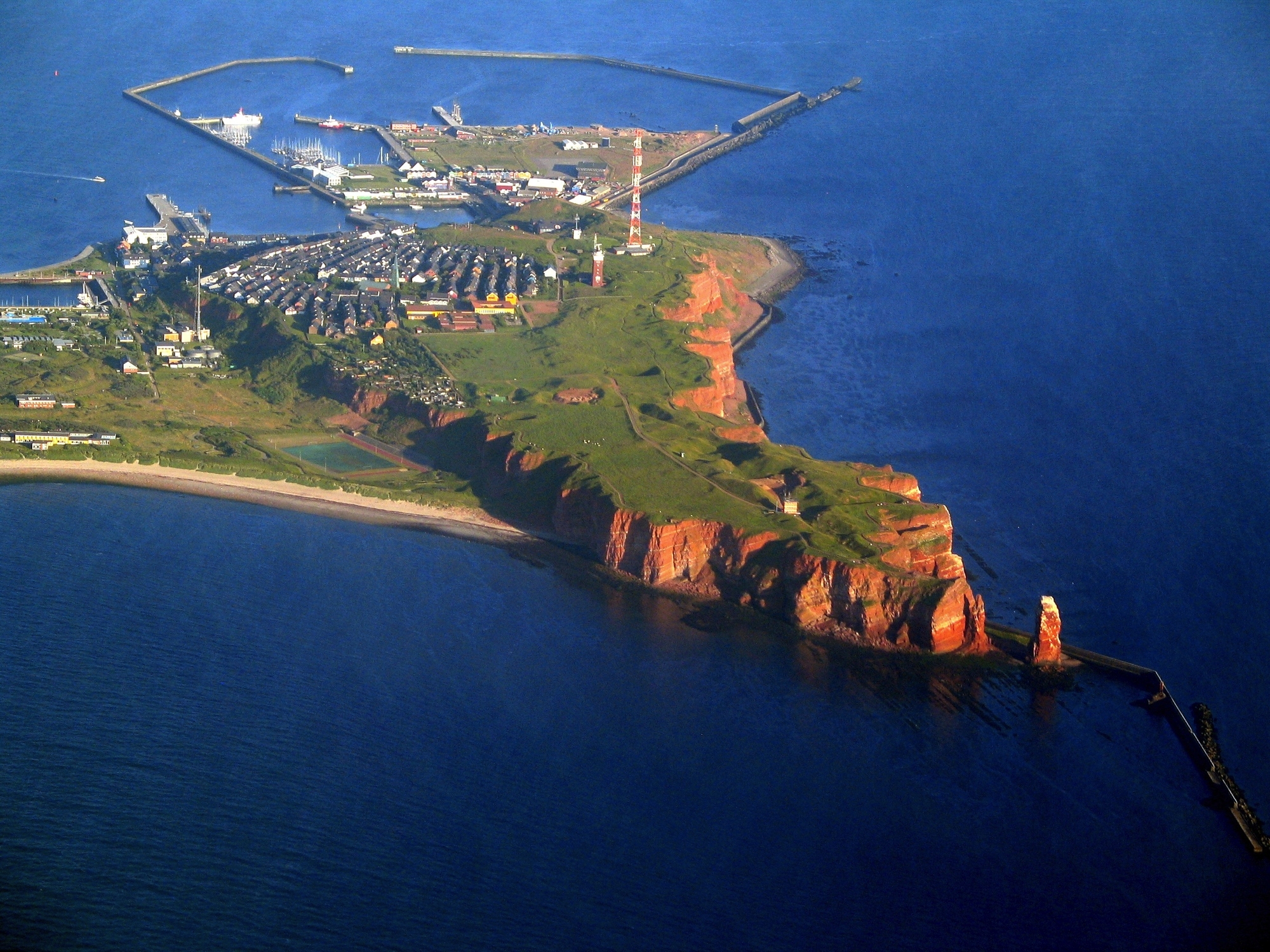 Helgoland aus der Luft