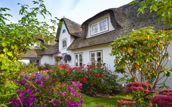 historisches Friesenhaus auf der Insel Amrum