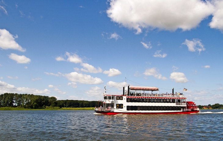 Schaufelraddampfer Princess auf der Schlei