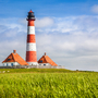 Leuchtturm Westerheversand auf Eiderstedt