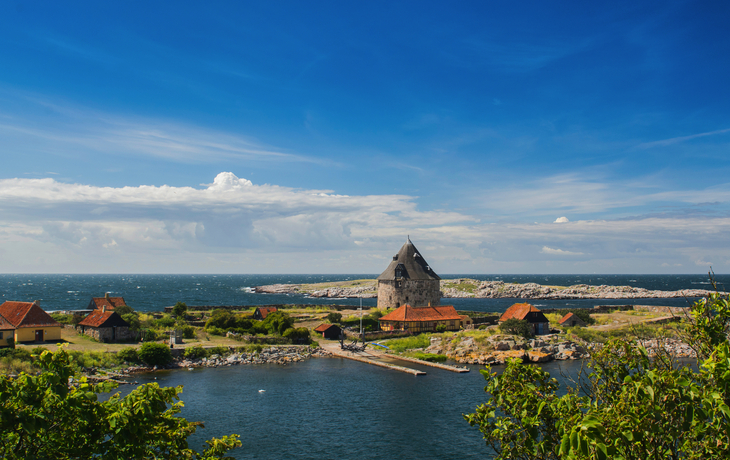 die kleine Insel Christansoe in der Nähe von Bornholm