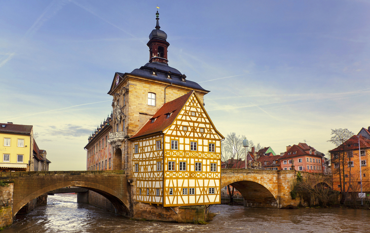 Brückenrathaus in Bamberg, Deutschland