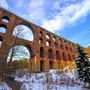 Göltzschtalbrücke im Winter