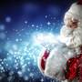 Weihnachtsmann und magische Zeit