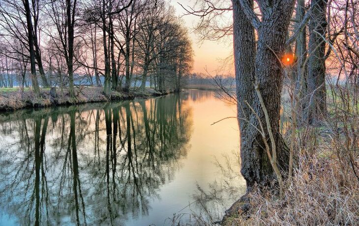 Spree im Winter, Deutschland