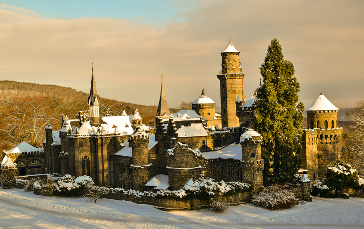 Löwenburg in Kassel als Briefmarke 2016