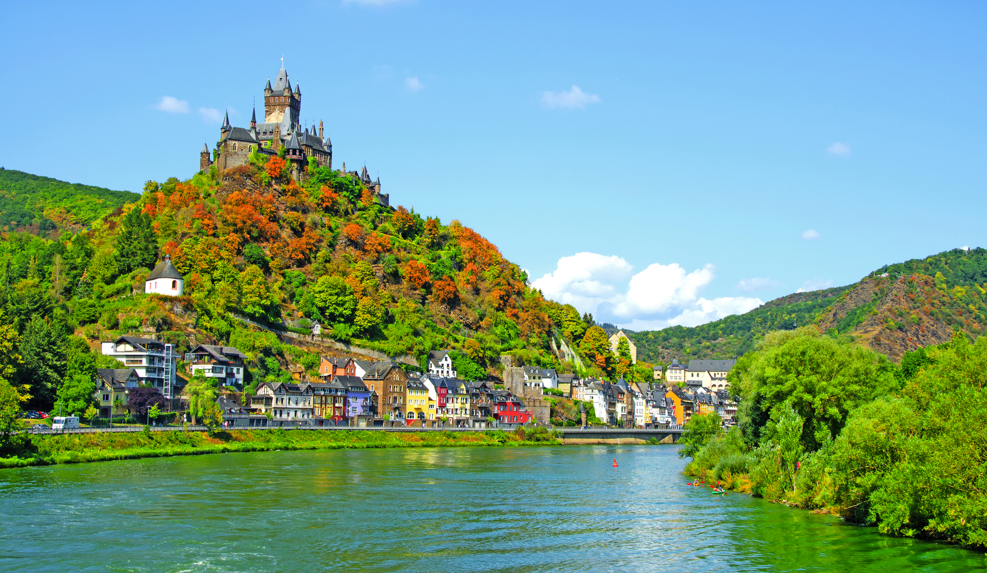 herbstliches Cochem an der Mosel