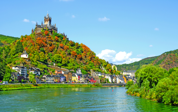 herbstliches Cochem an der Mosel