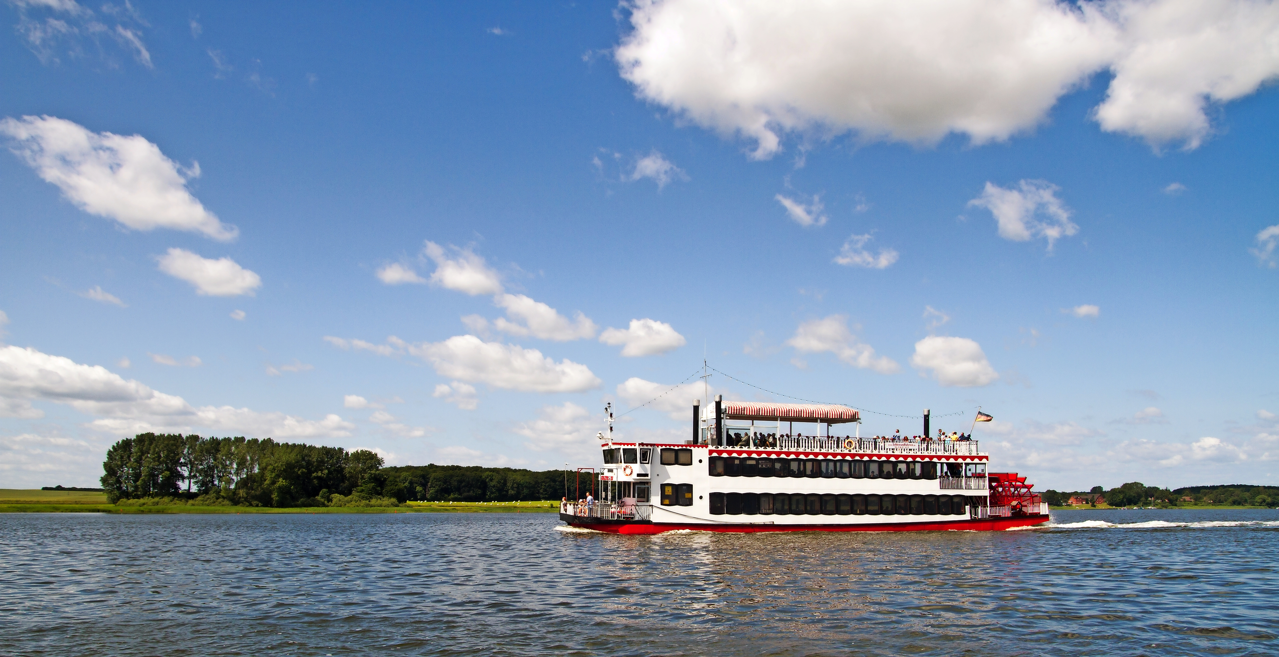 Schaufelraddampfer Princess auf der Schlei
