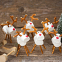 Marshmallow-Figuren zu Weihnachten