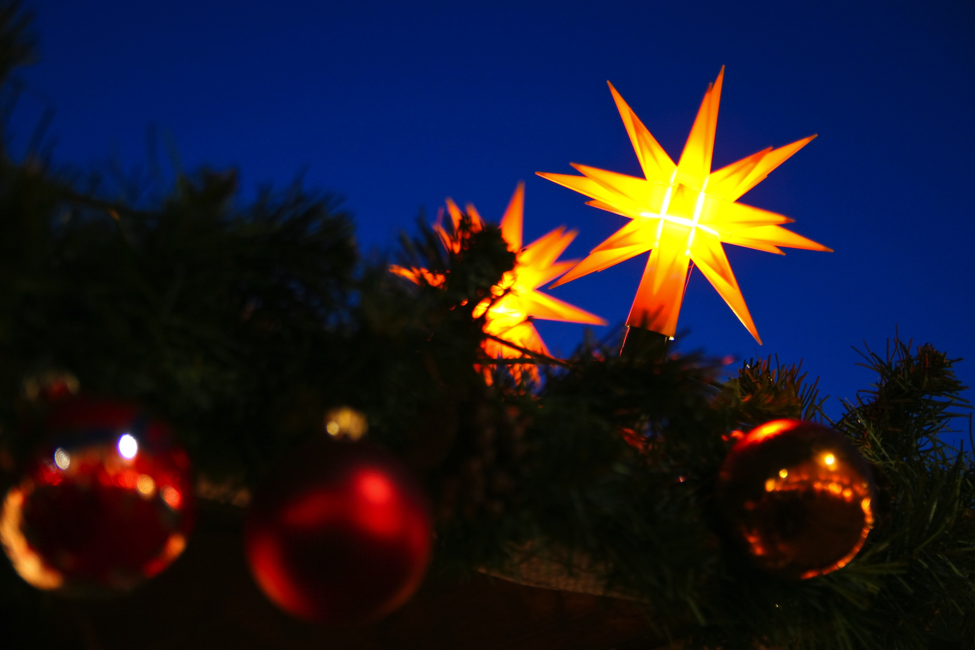 Weihnachtsstern in Bamberg