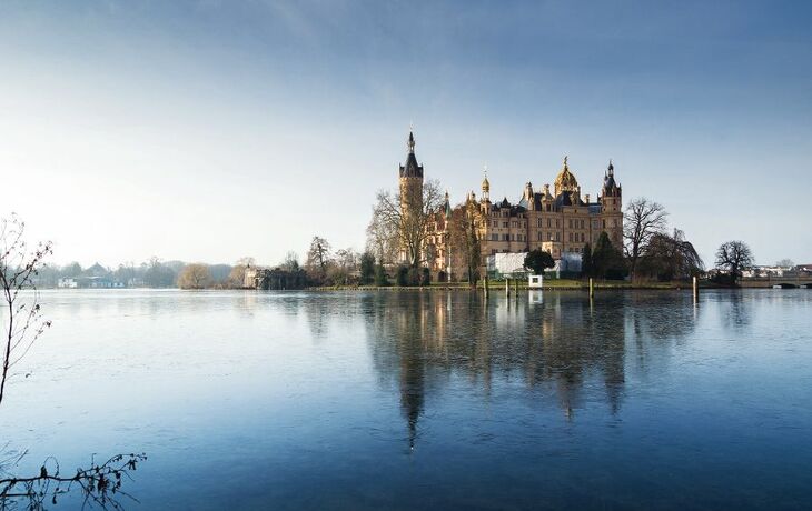 Das Schweriner Schloss im Winter
