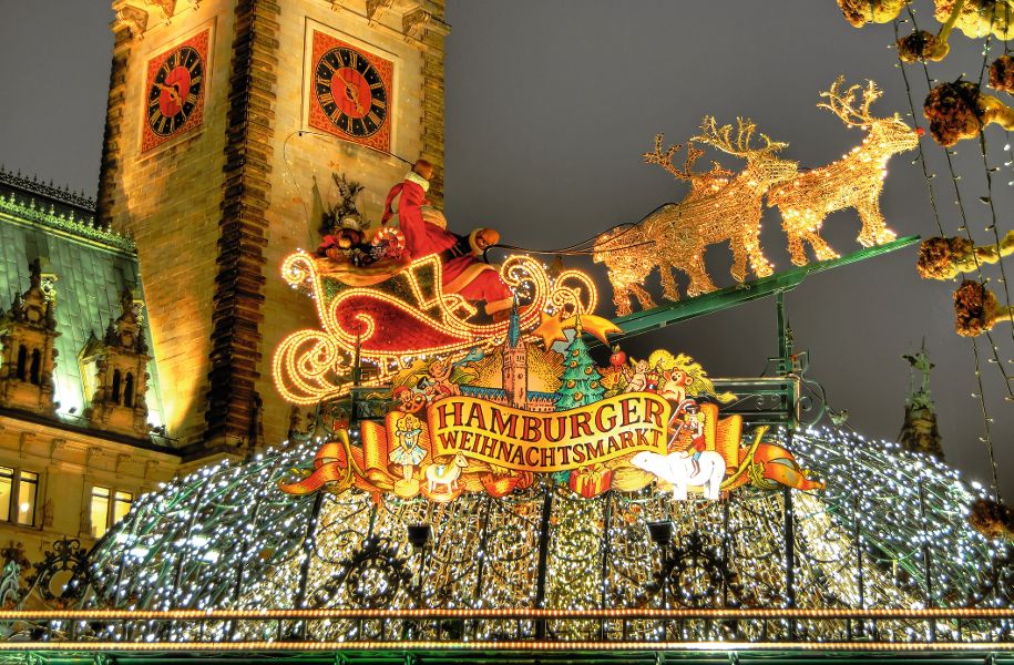Hamburger Weihnachtsmarkt.