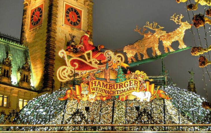 Hamburger Weihnachtsmarkt.
