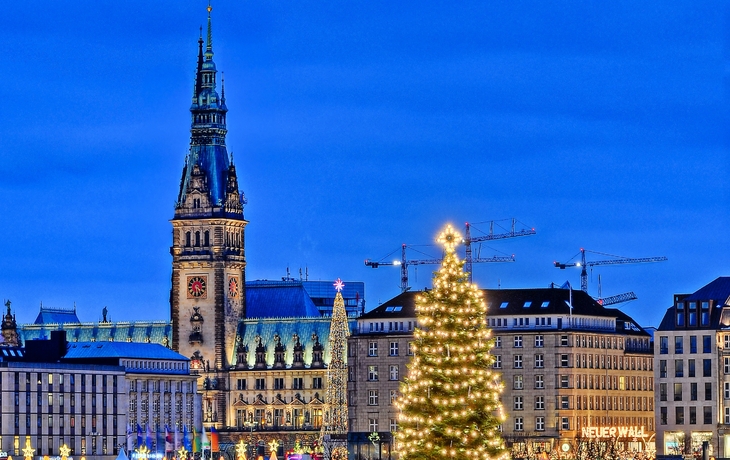 weihnachtliches Hamburg, Deutschland
