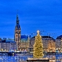 weihnachtliches Hamburg, Deutschland