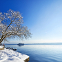 winterlicher Bodensee bei Überlingen