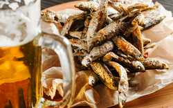 Gebratener Fisch riecht