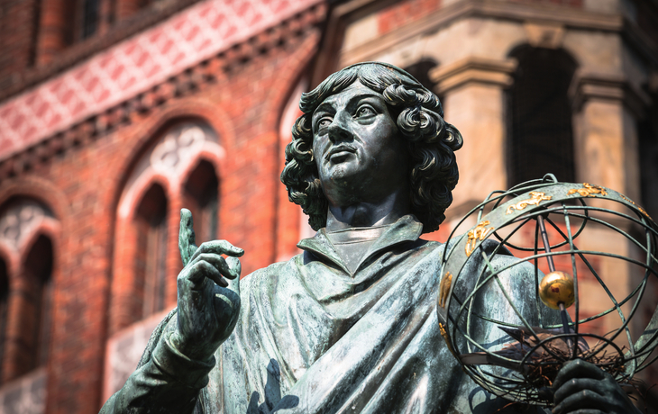 Denkmal des großen Astronomen Nikolaus Kopernikus