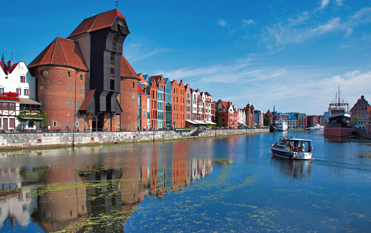 Danzig – Hafen mit Krantor