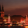 weihnachtliches Hamburg, Deutschland