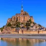 Mont Saint Michel in der Normandie, Frankreich