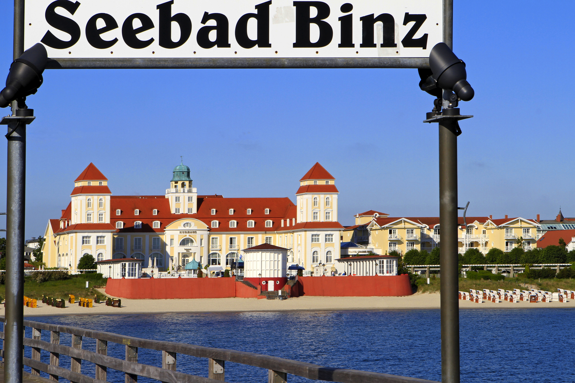 Strandpromenade von Binz auf Rügen, Deutschland