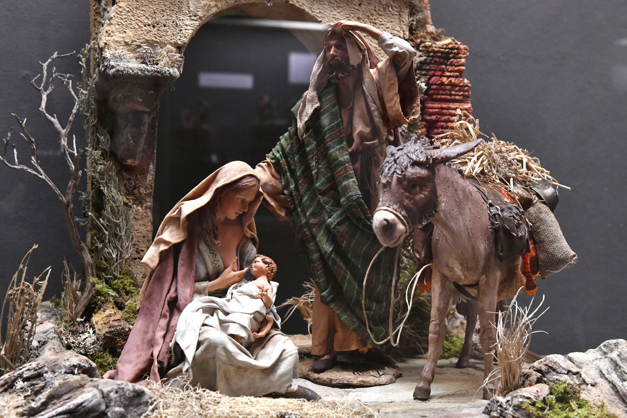Weihnachtliche Krippe in Bad Ischl