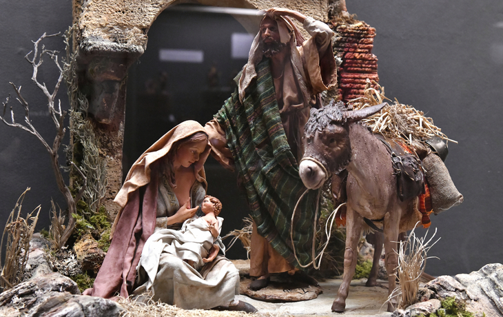 Weihnachtliche Krippe in Bad Ischl