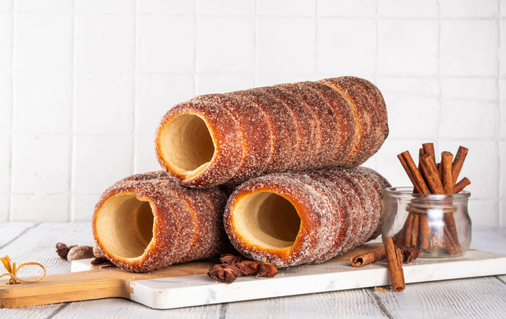 Trdelnik - süßes Hefegebäck