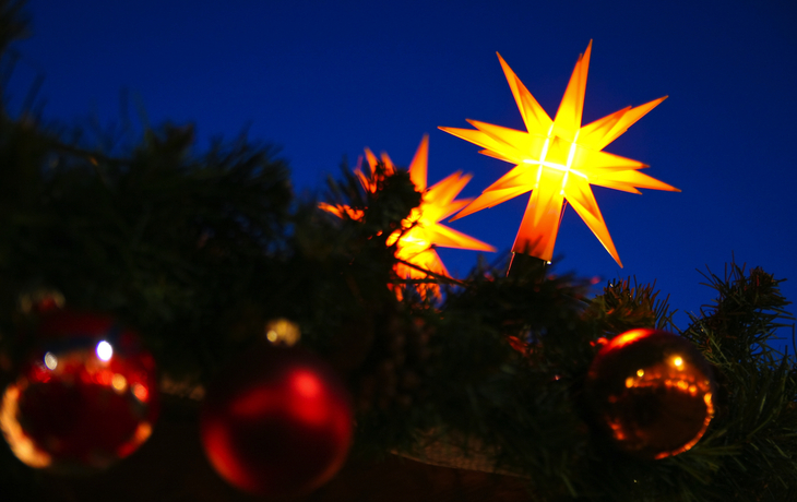 Weihnachtsstern in Bamberg