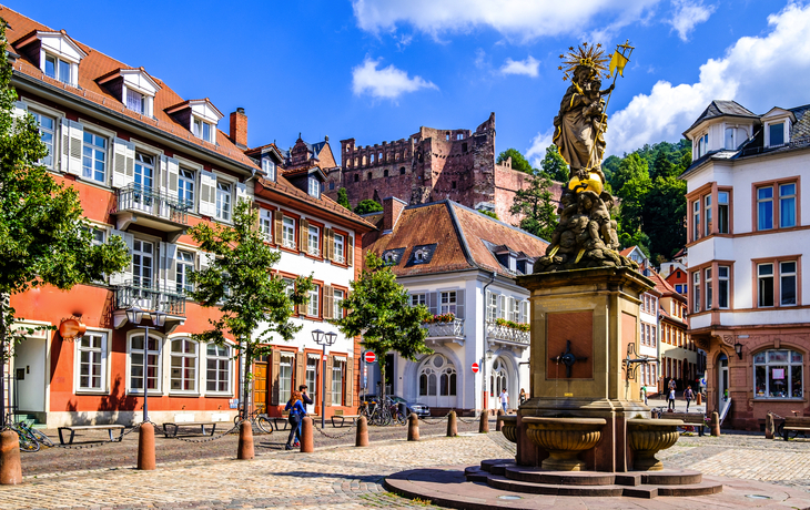 Altstadt von Heidelberg in Deutschland