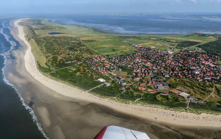 die nordfriesische Insel Langeoog, Deutschland